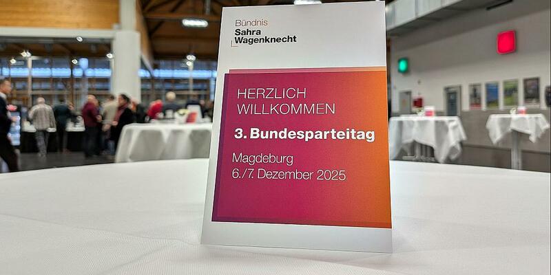 3. BSW-Bundesparteitag im Dezember 2025 - Foto: über dts Nachrichtenagentur