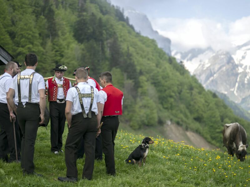 Das Schweizer jodeln sei einzigartig - sagen die Schweizer. (Symbolbild)  - Foto: Gian Ehrenzeller/Keystone/dpa