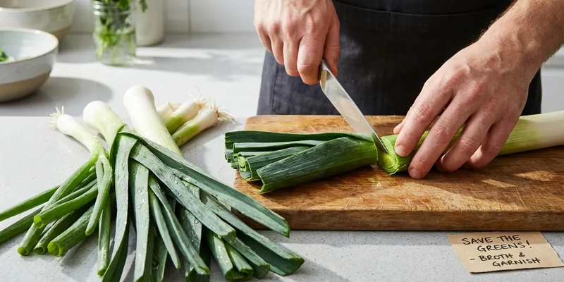 Lauch: Das grüne Ende gehört auf den Teller - Foto: über boerse-global.de