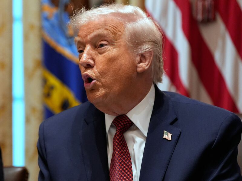 Trump droht dem Nachbarn Mexiko mit Strafzoll - Foto: Alex Brandon/AP/dpa