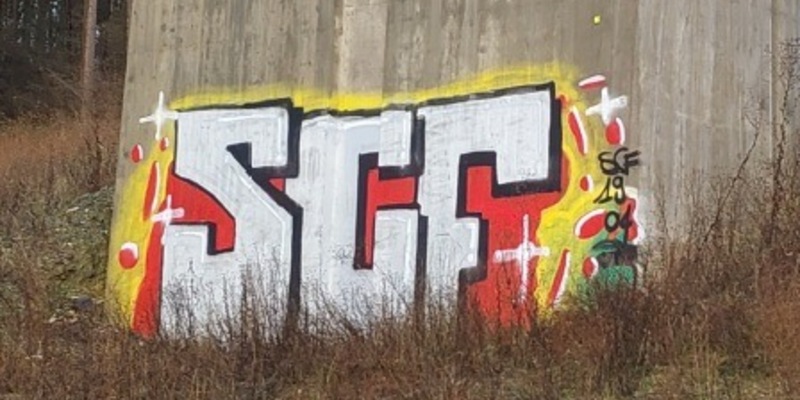 POL-PDTR: Sachbeschädigung durch Graffiti - Foto: presseportal.de