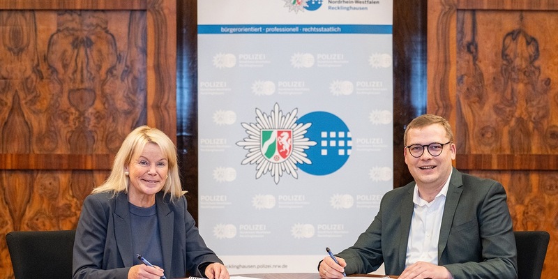 POL-RE: Recklinghausen/Bottrop: Oberbürgermeister Buschfeld und Polizeipräsidentin Zurhausen tauschen sich aus - Foto: presseportal.de