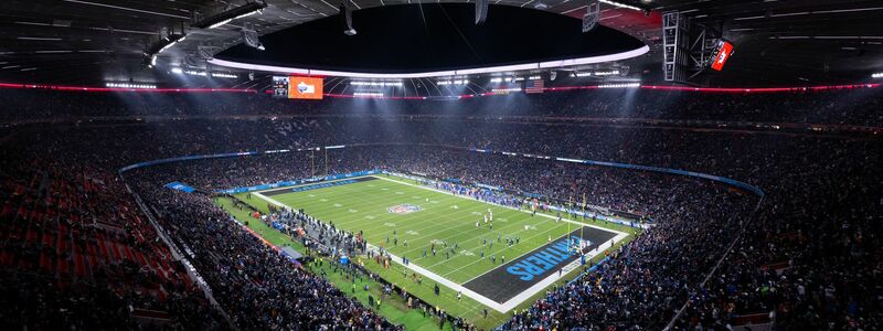 Die NFL kehrt 2026 wieder mit einem Gastspiel in die Münchner Allianz Arena zurück. (Archivbild) - Foto: Sven Hoppe/dpa