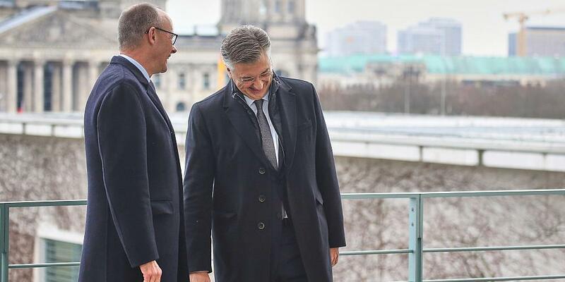 Friedrich Merz und Andrej Plenkovic am 10.12.2025 - Foto: über dts Nachrichtenagentur