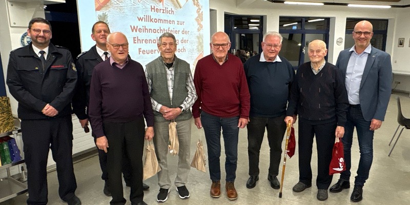 Feuerwehr Goch: Ehrenabteilung traf sich zur Weihnachtsfeier - Foto: presseportal.de