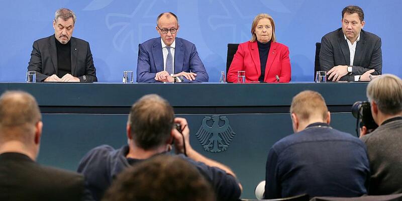 Pressekonferenz nach Koalitionsausschuss am 11.12.2025 - Foto: über dts Nachrichtenagentur