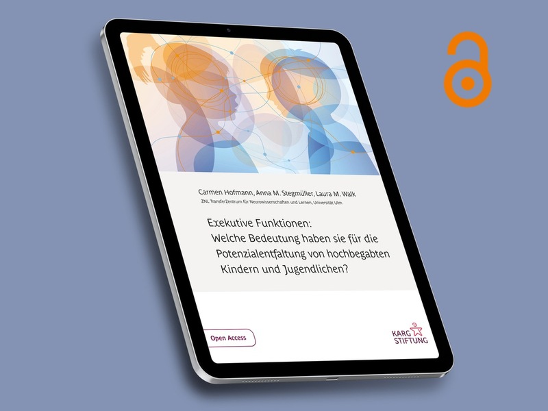 Was Selbstregulation mit Potenzialentwicklung zu tun hat / Karg-Stiftung ermöglicht Expertise zur Bedeutung der Exekutiven Funktionen in der Begabtenförderung - Foto: presseportal.de