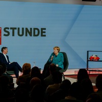 Livetalk-Format stern Stunde / Künstliche Intelligenz: Angela Merkel sieht Europa vor großer Schlacht mit den USA - Foto: presseportal.de