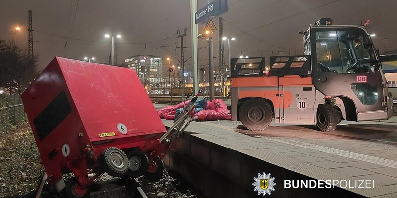 Bundespolizeidirektion München: Unfall am Hauptbahnhof München - Foto: presseportal.de