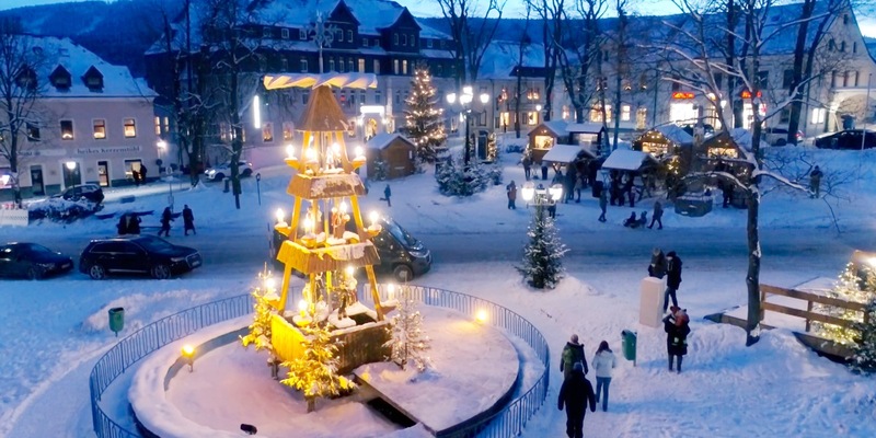 Die Pyramide von Oberwiesenthal - Foto: presseportal.de