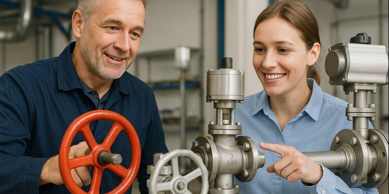 Drehtechnik und Ventiltechnik - Foto: Mithilfe von KI generiert