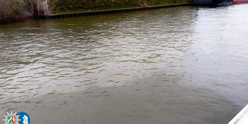 POL-DU: Duisburg: Gewässerverunreinigung - Zeugensuche - Foto: presseportal.de