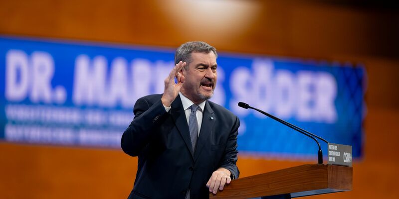 Markus Söder ist als CSU-Chef bestätigt worden. - Foto: Sven Hoppe/dpa