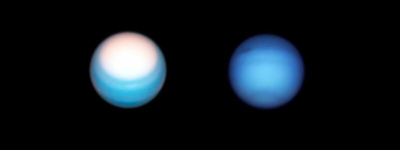 Neue Untersuchungen legen nahe, dass Uranus und Neptun eher felsig statt eisig sein könnten - Foto: A. Simon; M. H. Wong; OPAL team/NASA/ESA,/dpa