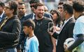 Am Rande der Tour von Lionel Messi in Indien gab es Ausschreitungen. - Foto: Bikas Das/AP/dpa