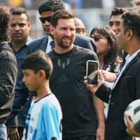 Am Rande der Tour von Lionel Messi in Indien gab es Ausschreitungen. - Foto: Bikas Das/AP/dpa