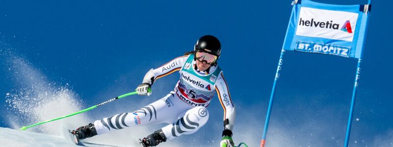 Kira Weidle-Winkelmann wird in St. Moritz beste Deutsche. - Foto: Jean-Christophe Bott/KEYSTONE/dpa