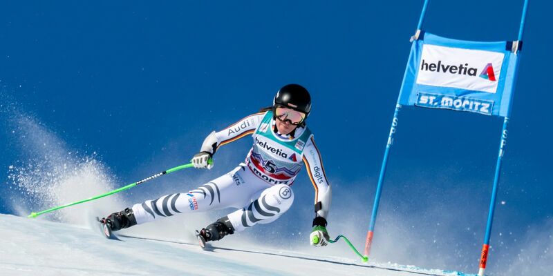 Kira Weidle-Winkelmann wird in St. Moritz beste Deutsche. - Foto: Jean-Christophe Bott/KEYSTONE/dpa