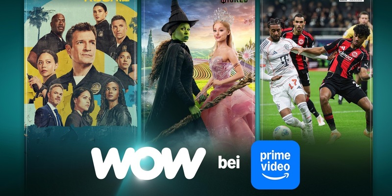 Nach WOW Live-Sport: Ab sofort auch WOW Filme & Serien als Prime Video Zusatz-Kanal - Foto: presseportal.de