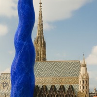 Wiener Künstler Zino Weinstein fordert die Vollendung des Stephansdoms - Foto: presseportal.de