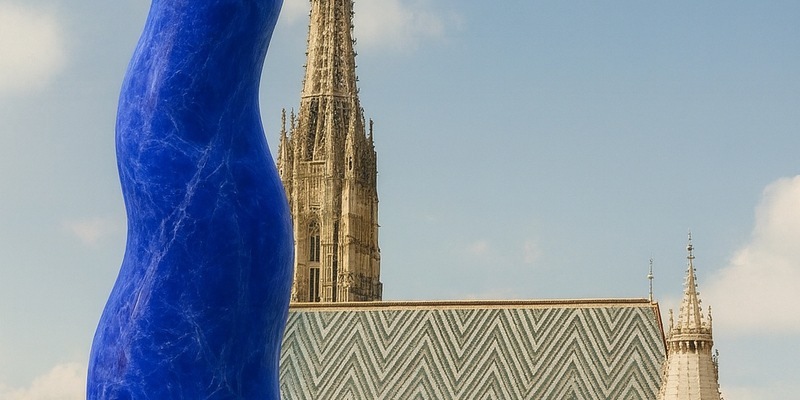 Wiener Künstler Zino Weinstein fordert die Vollendung des Stephansdoms - Foto: presseportal.de