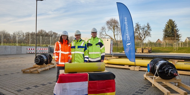 Gasunie und Thyssengas unterzeichnen Vereinbarung für erste grenzüberschreitende Wasserstoff-Transportinfrastruktur zwischen den Niederlanden und Deutschland - Foto: presseportal.de