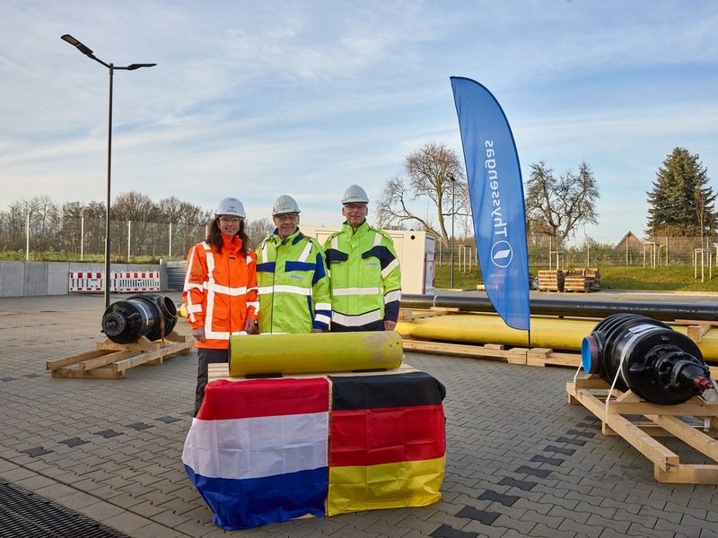 Gasunie und Thyssengas unterzeichnen Vereinbarung für erste grenzüberschreitende Wasserstoff-Transportinfrastruktur zwischen den Niederlanden und Deutschland - Foto: presseportal.de