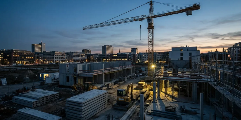 Deutscher Wohnungsbau steuert 2025 auf historischen Tiefpunkt zu - Foto: über boerse-global.de