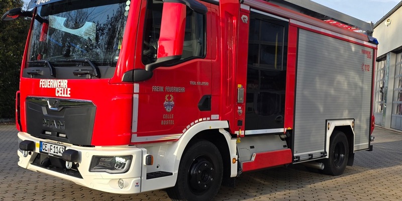 FW Celle: Neues Löschgruppenfahrzeug für die Ortsfeuerwehr Bostel - Foto: presseportal.de