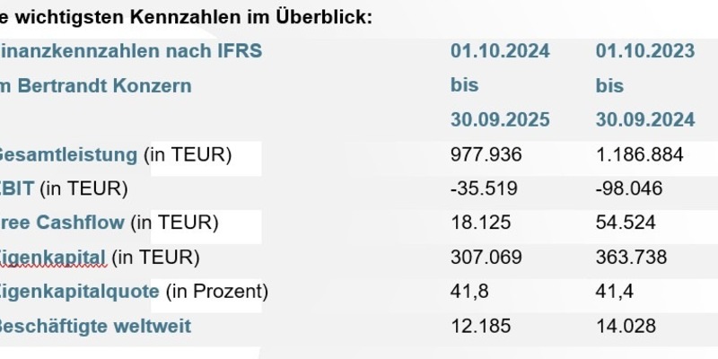 Mit Ergebnisoptimierungsprogramm, Diversifizierung und internationaler Expansion auf Wachstumskurs / Bertrandt veröffentlicht Bericht zum 4. Quartal 2024/2025 - Foto: presseportal.de