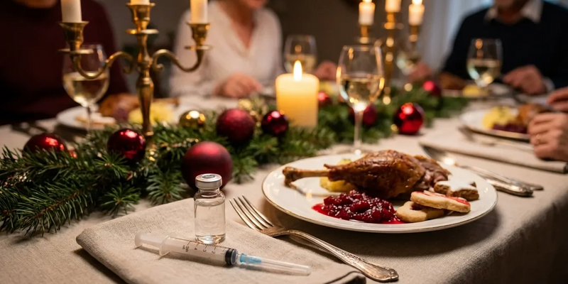 GLP-1-Patienten setzen Medikamente für Weihnachts-Schlemmen ab - Foto: über boerse-global.de