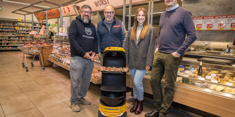 Serviceroboter im Handel - Foto: FH Salzburg/wildbild über pressetext.de