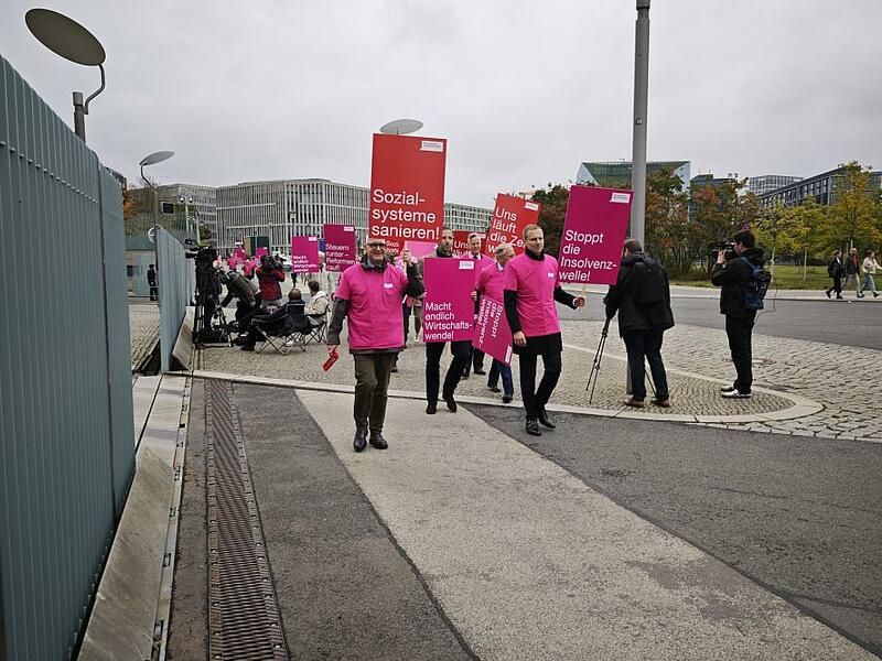 Demo des Unternehmerverbandes Die Familienunternehmer (Archiv) - Foto: über dts Nachrichtenagentur