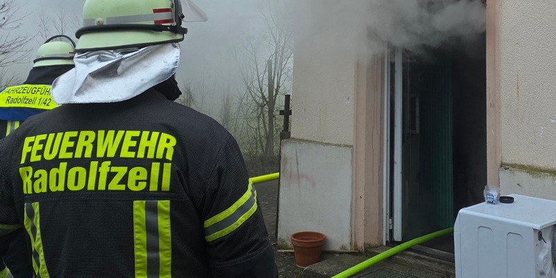 FW-Radolfzell: Kellerbrand in Radolfzell-Stahringen - Foto: presseportal.de