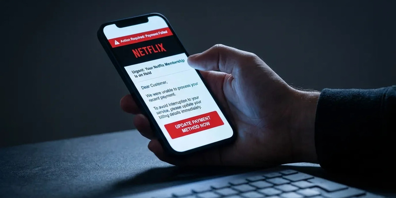 Netflix-Phishing: Kriminelle drohen mit Kündigung über Weihnachten - Foto: über boerse-global.de