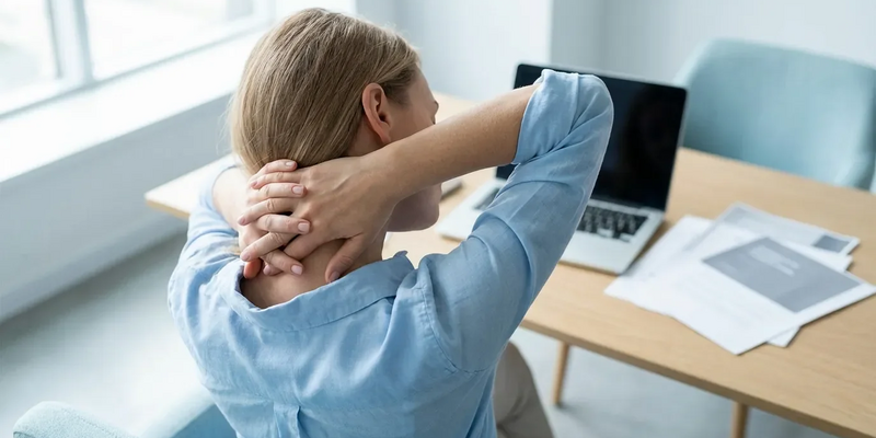 TK-Report: Stress erreicht Rekordwert und schlägt auf den Nacken - Foto: über boerse-global.de