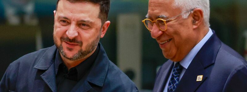 Will einen gerechten und dauerhaften Friedens in der Ukraine erreichen: EU-Ratspräsident António Costa. - Foto: Stephanie Lecocq/Pool Reuters/AP/dpa