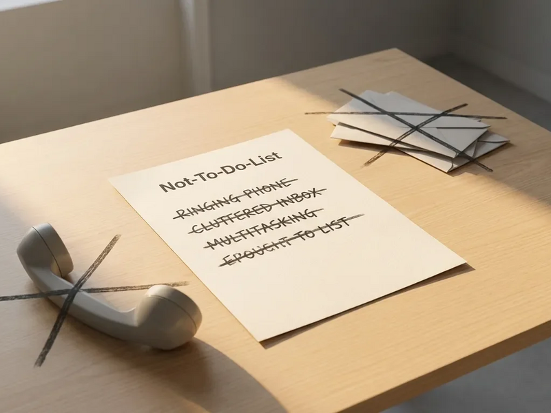 Not-To-Do-Liste: Der neue Produktivitäts-Trend für 2026 - Foto: über boerse-global.de