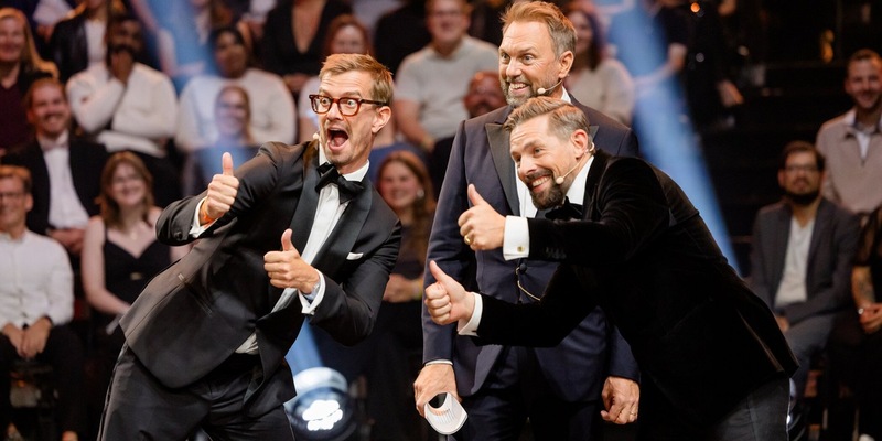 Joko Winterscheidt Steven Gätjen Klaas Heufer-Umlauf Joko und Klaas gegen ProSieben - Foto: Joyn/Nadine Rupp, presseportal.de