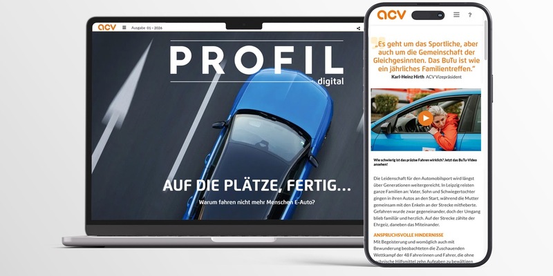 Neue Ausgabe der ACV PROFIL: AUF DIE PLÄTZE, FERTIG ... - Foto: presseportal.de