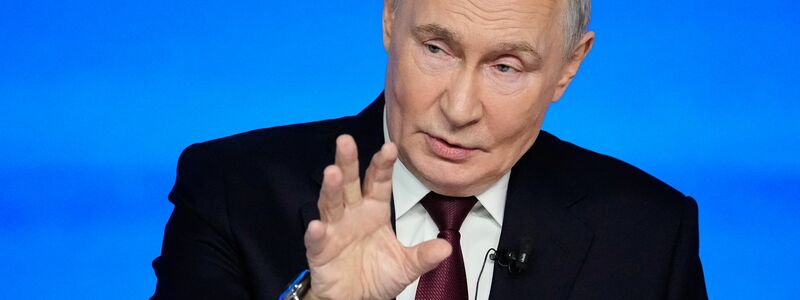 Putin bleibt bei seinen Bedingungen für ein Kriegsende in der Ukraine. - Foto: Pavel Bednyakov/AP/dpa