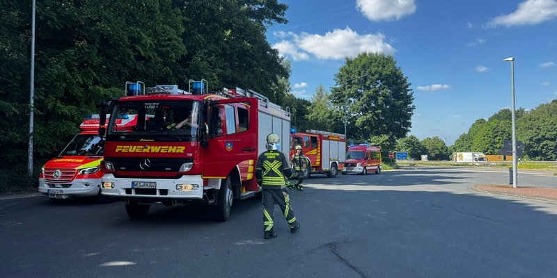 FW Hünxe: eCall-Notruf auf Rastplatz - Foto: presseportal.de