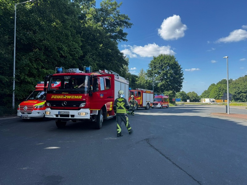 FW Hünxe: eCall-Notruf auf Rastplatz - Foto: presseportal.de