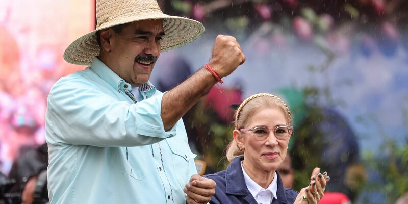 Erhöhter US-Druck auf die Familie von Maduro und Ehefrau Cilia Flores. (Archivbild)  - Foto: Jesus Vargas/dpa