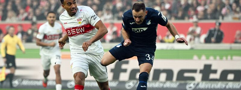 Im Verfolgerduell der Bundesliga trafen der VfB Stuttgart und die TSG 1899 Hoffenheim aufeinander. - Foto: Uli Deck/dpa