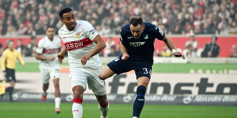 Der VfB und Hoffenheim lieferten sich ein umkämpftes Landesduell. - Foto: Uli Deck/dpa