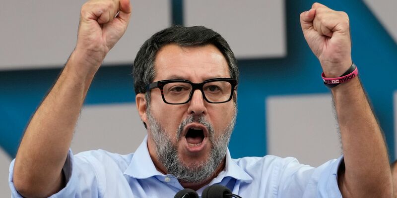 Matteo Salvini spricht von «Schande». (Archivbild) - Foto: Antonio Calanni/AP/dpa