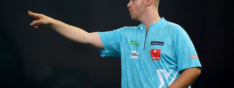 Chancenlos gegen Luke Woodhouse: Max Hopp. - Foto: Bradley Collyer/PA/AP/dpa