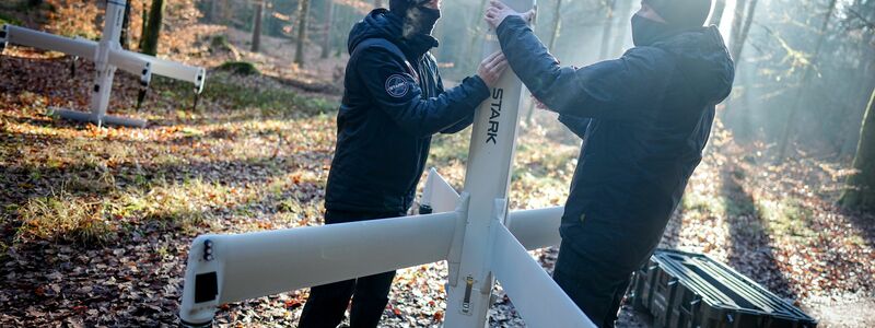 In der Ukraine sei «Loitering Munition» für etwa 70 Prozent aller Abschüsse verantwortlich, sagt TDW-Geschaftsführer Andreas Seitz. - Foto: Kay Nietfeld/dpa