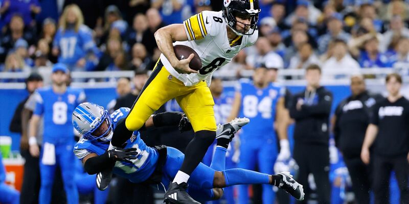 Die Lions konnten die Steelers um Quarterback Aaron Rodgers nicht zu Fall bringen. - Foto: Rey Del Rio/ AP/dpa